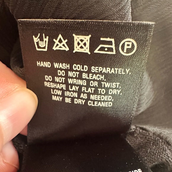 NEW Anthropologie Cardigan-Size Small-Black-Sheer Sides and Lower Back - Picture 6 of 10